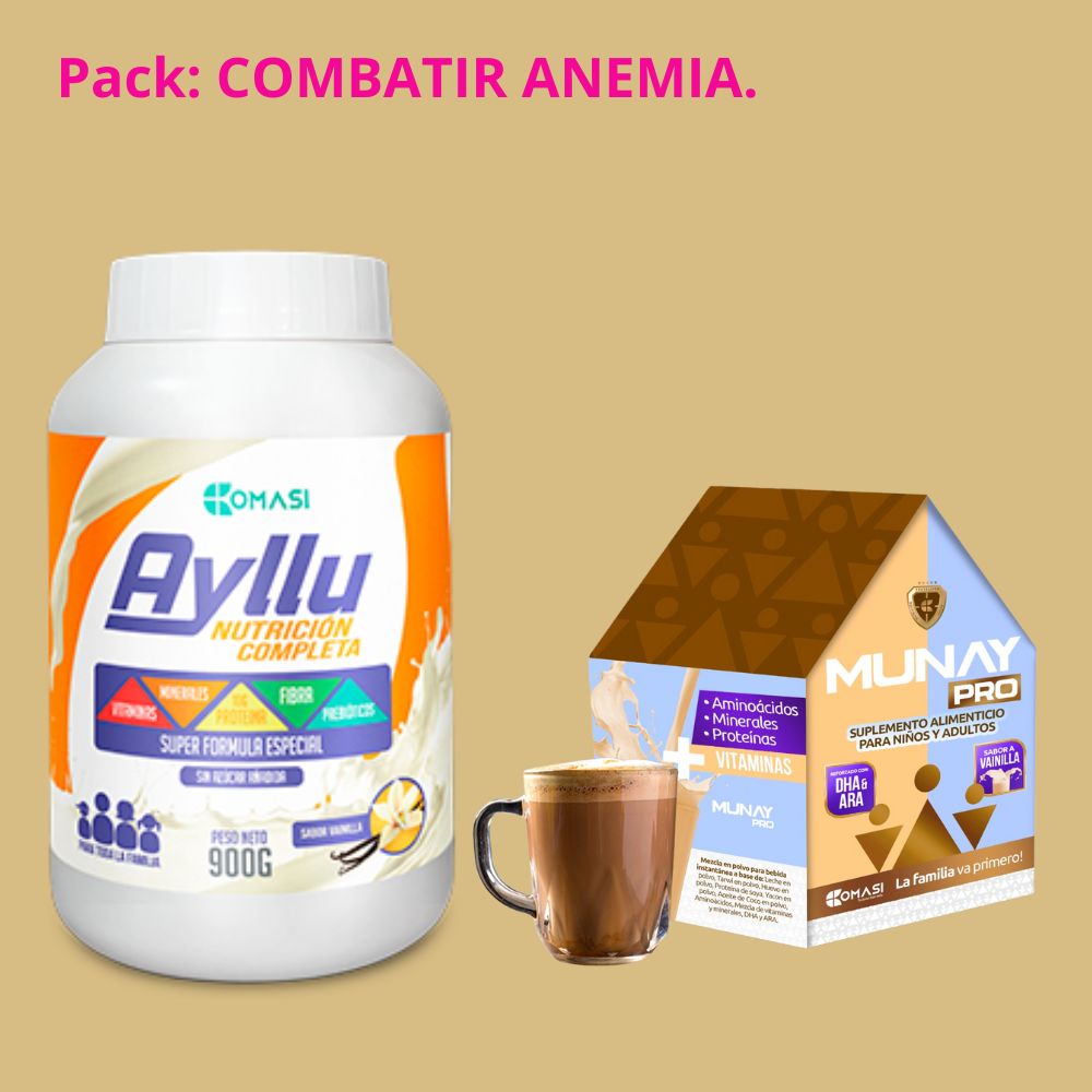 Pack combatir la Anemia Comasi Productos tienda NaturalSer