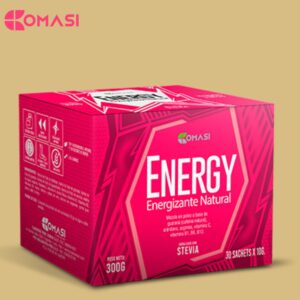 Energy Producto Energetico natural en Caja Sachets de Comasi.