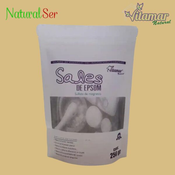 Sal de Epsom Sulfato de Magnesio Tienda NaturalSer Peru