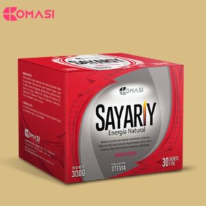 Sayariy en caja sachets de Comasi – Regulador del Azucar en la Sangre y Presion Arterial