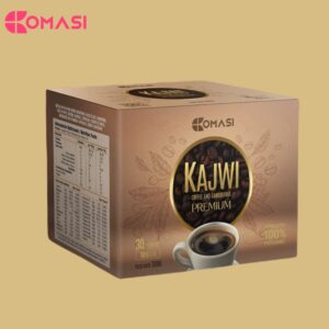 Kajwi Premium en caja Sachet Café Orgánico en Pote de Comasi